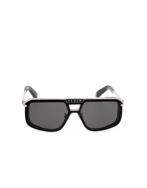 Sunglasses Plein Legacy  Hexagon Black Philipp Plein Sonnenbrillen Herren Nachschub