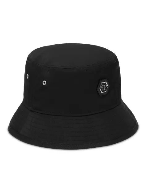 Bucket Hat Gothic Plein Herren Black Rabattmarken Philipp Plein Hüte & Kappen